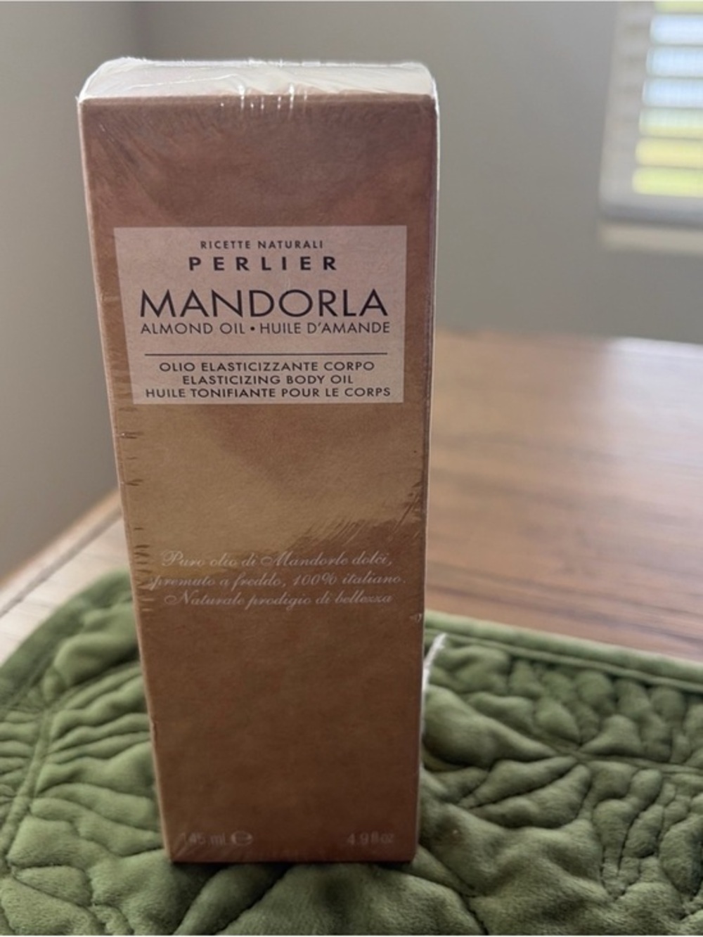 Perlier Mandorla Almond Oil Elasticizing Body Oil 4.9 oz SEALED